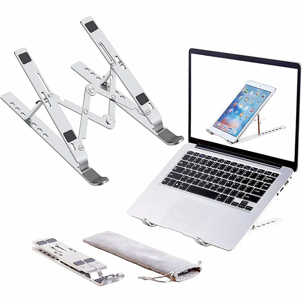 Laptop stand aluminum alloy adjustable multi-angle laptop stand 10-17 inch tablet notebook laptop stand
