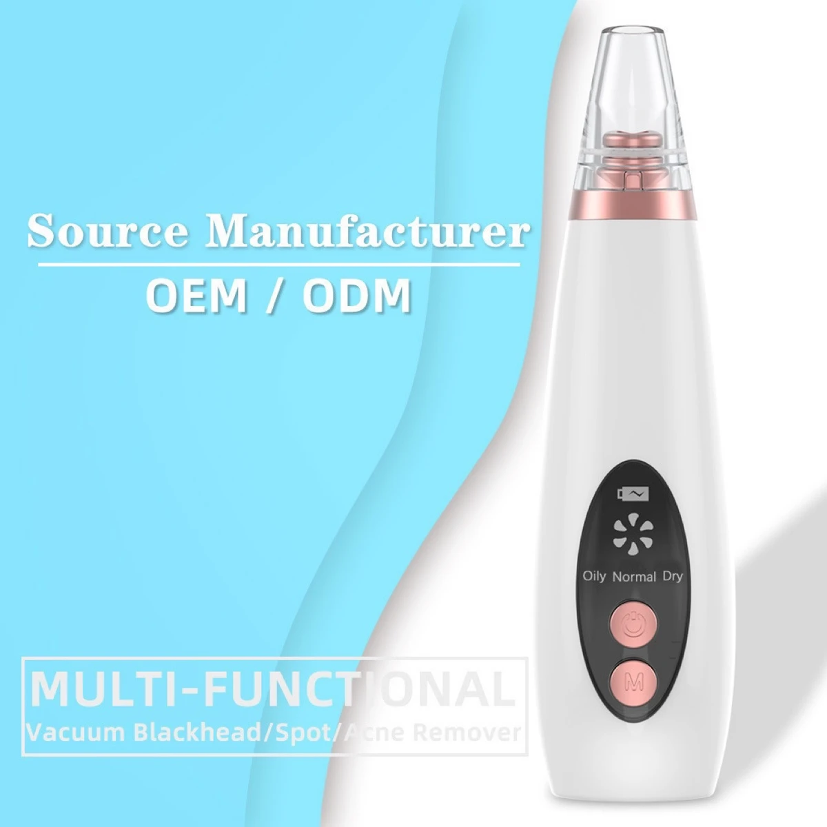 Rechargeable display model blackhead suction instrument acne removal blackhead export cleanser home face pore cleaner