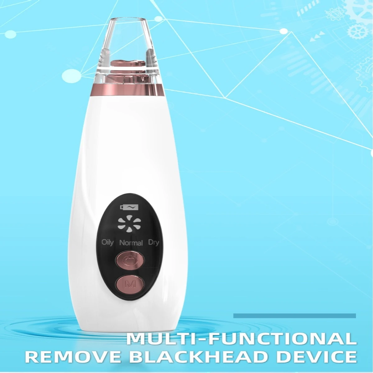 Rechargeable display model blackhead suction instrument acne removal blackhead export cleanser home face pore cleaner